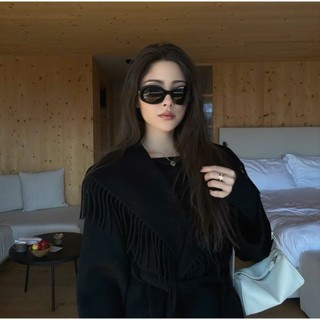 [ MUA 1 TẶNG 1 PHỤ KIỆN ] Kính Râm Gọng Tròn, Kính Râm Thời Trang Hàn Quốc Unisex, Tròng Đen Chống Nắng UV, Kính Lisa