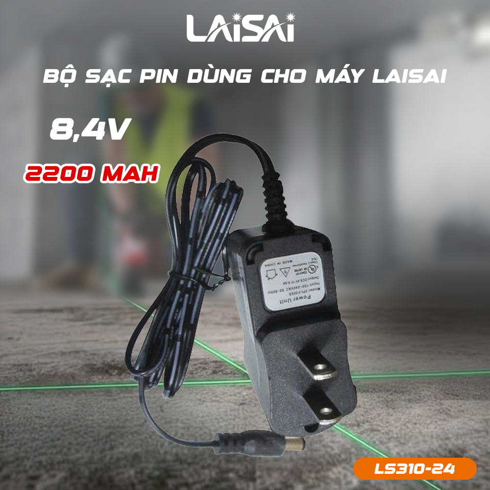 Bộ Sạc Pin 8.4V LS310-24 Dùng cho máy laser LaiSai - CHÍNH HÃNG