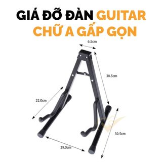 Giá đỡ guitar chữ A gấp gọn - Có chân để sàn chống trượt cho acoustic / classic / electric