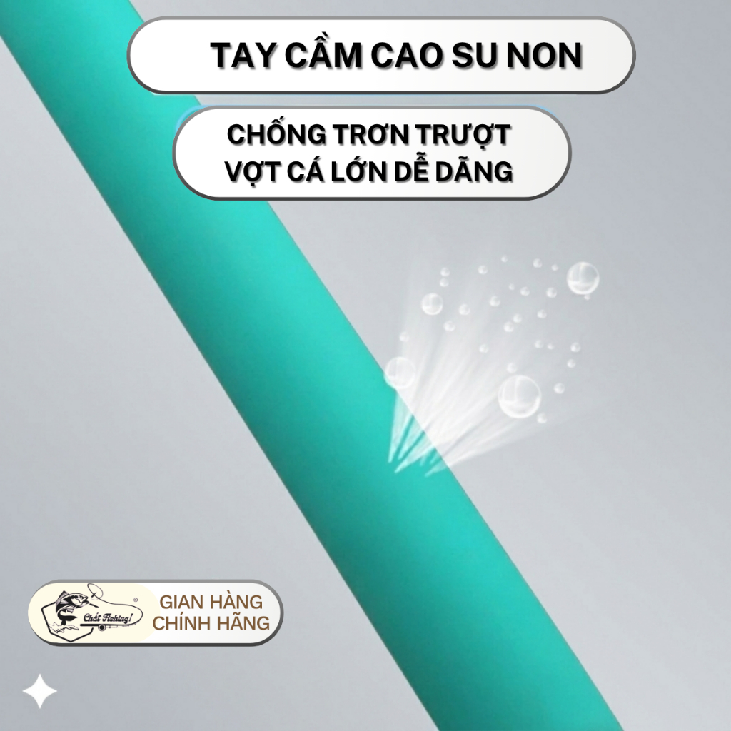 Cán Vợt 35H Săn Hàng - Khỏe - Nhẹ - Cứng - Đầu Ren 8mm