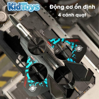 Máy bay điều khiển từ xa 2in1 KidToys – bay đêm đèn LED lung linh cho bé