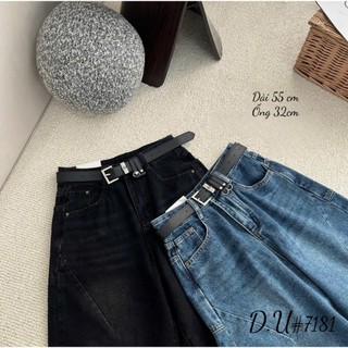 Quần Ngố Jean Nữ Basic QCCC Cao Cấp