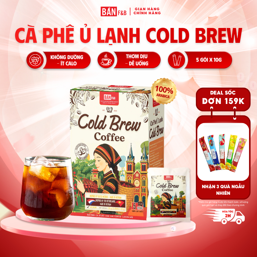 [MỚI] Cà Phê Ủ Lạnh Cold Brew Không Đường Ít Calo, Cafe Arabica Nguyên ...
