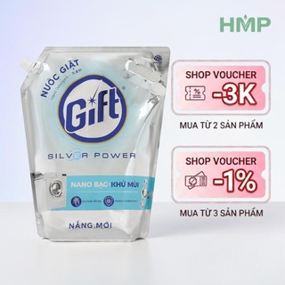 Nước giặt Gift khử mùi nhiều mùi hương túi 3.6kg