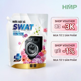Nước  Giặt Xả SWAT 3.5KG Giặt  Sạch & Thơm Lâu Suốt Ngày