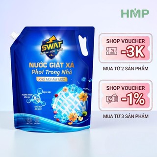 Nước  Giặt Xả SWAT 3.5KG Giặt  Sạch & Thơm Lâu Suốt Ngày