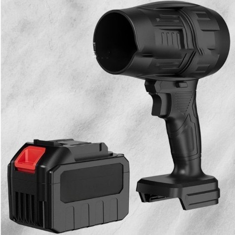 Máy Thổi Phản Lực Không Dây Siêu Mạnh Dùng Pin, Quạt Thổi Turbofan Thổi Bụi Chân Pin Phổ Thông Makita, Tiện Lợi, Dễ Dùng