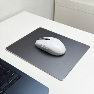 Pad Chuột Kim Loại Nhôm (Aluminum) Cao Cấp Kích Thước 20x24cm Siêu Mượt, Dành Cho Gaming & Văn Phòng