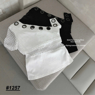 QCL1 Áo thun phối lưới,đai vai siêu chất chơi(Freesize)
