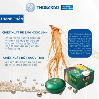 Kem Dưỡng Da Nhân Sâm Thorakao Dưỡng Trắng Da, Giữ Ẩm & Tái Tạo Làn Da Từ Nhân Sâm Thiên Nhiên 7g