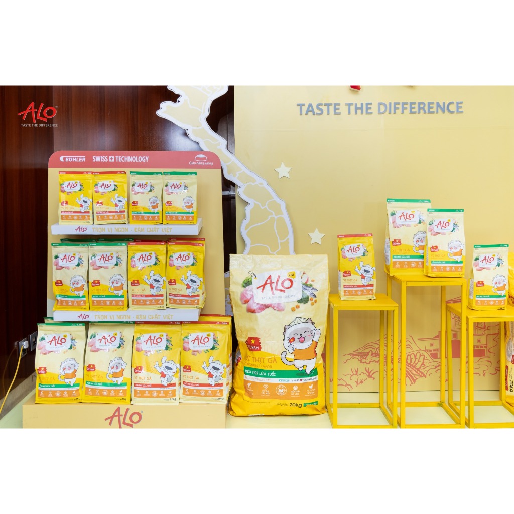 [Túi 2.6kg] Hạt Alo Cat Cho Mèo, Thức Ăn Hạt Cho Mèo Mọi Lứa Tuổi Giàu Dinh Dưỡng Tăng Sức Đề Kháng