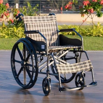 Xe Lăn CTCARE 868 xe lăn cho người già – Khung Thép Sơn Tĩnh Điện, Bánh Mâm, Phanh Sau – Gấp Gọn