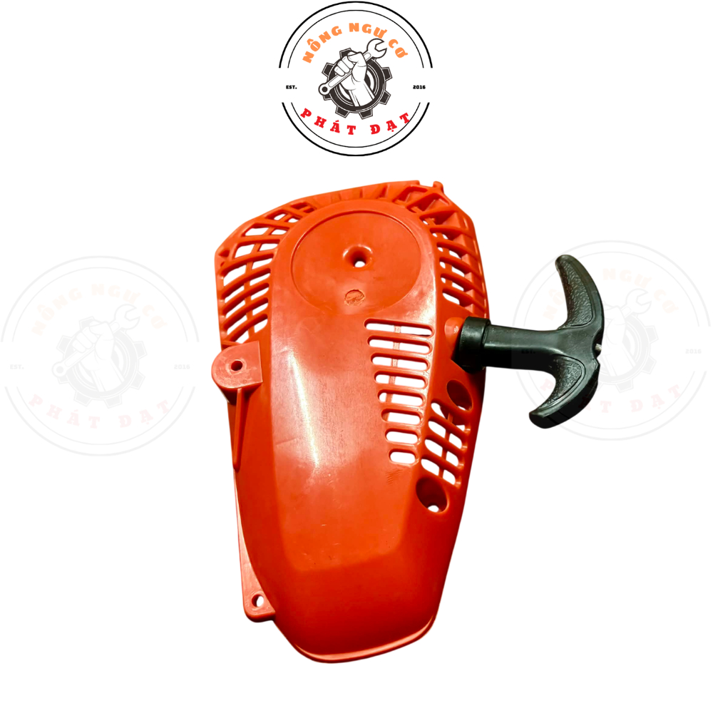 Chụp giật máy cưa xích 2500 hàng ĐÀI LOAN, TRỢ LỰC LỚN, má thép, nhựa dày cứng, bền, giật nhẹ