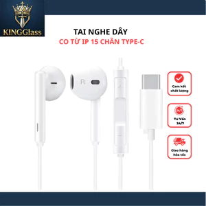 Tai Nghe có dây chân Type C cho 17 16 Pro Max 15 ProMax 15Pro 15Plus 15 có hỗ trợ mic nghe gọi, âm thanh bass siêu chất