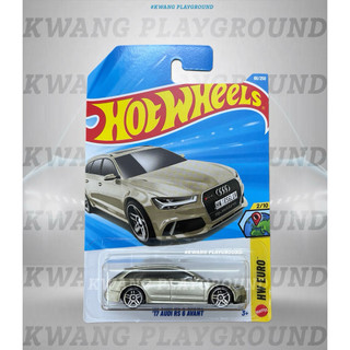 Kwang Playground - Xe mô hình Hot Wheels basic '17 Audi RS 6 Avant (bạc) - Case H 2026
