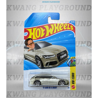 Kwang Playground - Xe mô hình Hot Wheels basic '17 Audi RS 6 Avant (bạc) - Case H 2026