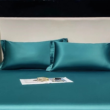Vỏ Gối Phi Lụa Cao Cấp 45x65cm – Mát Mịn, Bóng Nhẹ, Không Bai Xù, Phong Cách Tối Giản Sang Trọng