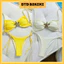 Bikini DTD Đi Biển Set 2 Mảnh Áo Có Mút Sẵn Phối Sao Biển Sịn Xò