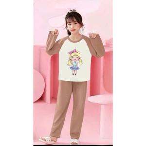 🌸 BỘ ĐỒ BÉ GÁI DÀI TAY – HÌNH CỰC ĐÁNG YÊU 🐱💕 DS690