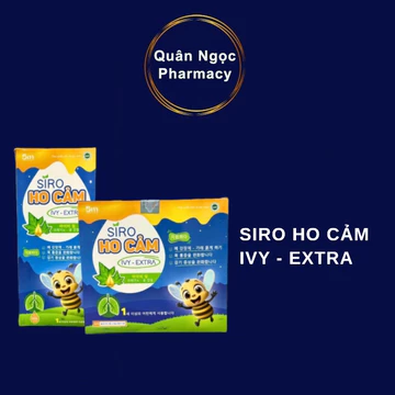 [CHÍNH HÃNG] siro ho cảm Ivy Extra siro ho thảo dược ích phế giảm ho tiêu đờm bổ phế