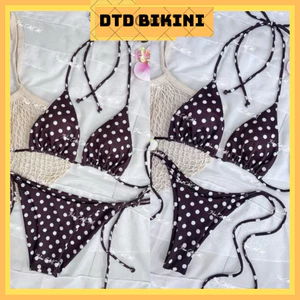 Bikini DTD 2 mảnh chấm bi siêu xinh hàng cao cấp(sẳn hàng-hoả tốc)