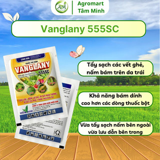Thuốc trừ bệnh Vanglany 555SC dạng sữa-Đặc trị thán thư, rỉ sắt, ghẻ sẹo, rửa vườn sầu riêng, cà phê