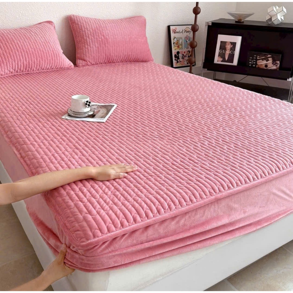 Vỏ Gối Nỉ Nhung Trần Bông 48x74cm – Êm Mịn, Giữ Ấm Tốt, Không Bai Xù, Dễ Giặt, Màu Trơn Thanh Lịch