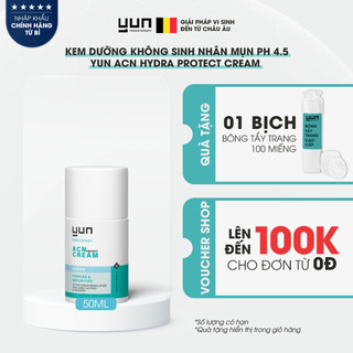 Kem dưỡng không sinh nhân mụn pH 4.5 YUN ACN Hydra Protect Cream 50ml (ACN-04)