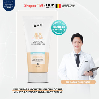Kem dưỡng ẩm chuyên sâu cho cơ thể YUN ATO Postbiotic Hydra Body Cream 200ml (ATO-04)
