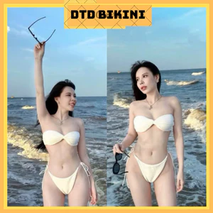Bikini DTD cup ngực trắng mẫu mới hàng cao cấp ( sẵn hàng - hoả tốc)