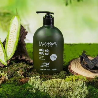 (Lalahome Organic) Dầu Gội Hữu Cơ Hương Trà Xanh 500ml, Ngăn Ngừa Gàu, Rụng, Tóc Chắc Khỏe