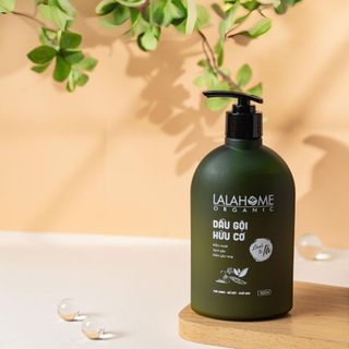 (Lalahome Organic) Dầu Gội Hữu Cơ Hương Trà Xanh 500ml, Ngăn Ngừa Gàu, Rụng, Tóc Chắc Khỏe