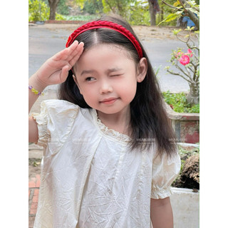 Bờm/cài tóc cờ đỏ sao vàng phù hợp với các ngày lễ của Tổ Quốc