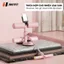 Dụng cụ tập cơ bụng JUSTFIT nâng cấp 2 đế, trụ T kèm dây kéo hút chân không tại nhà