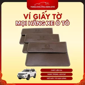 Ví đựng giấy tờ xe ô tô bằng da cao cấp có đủ các hãng