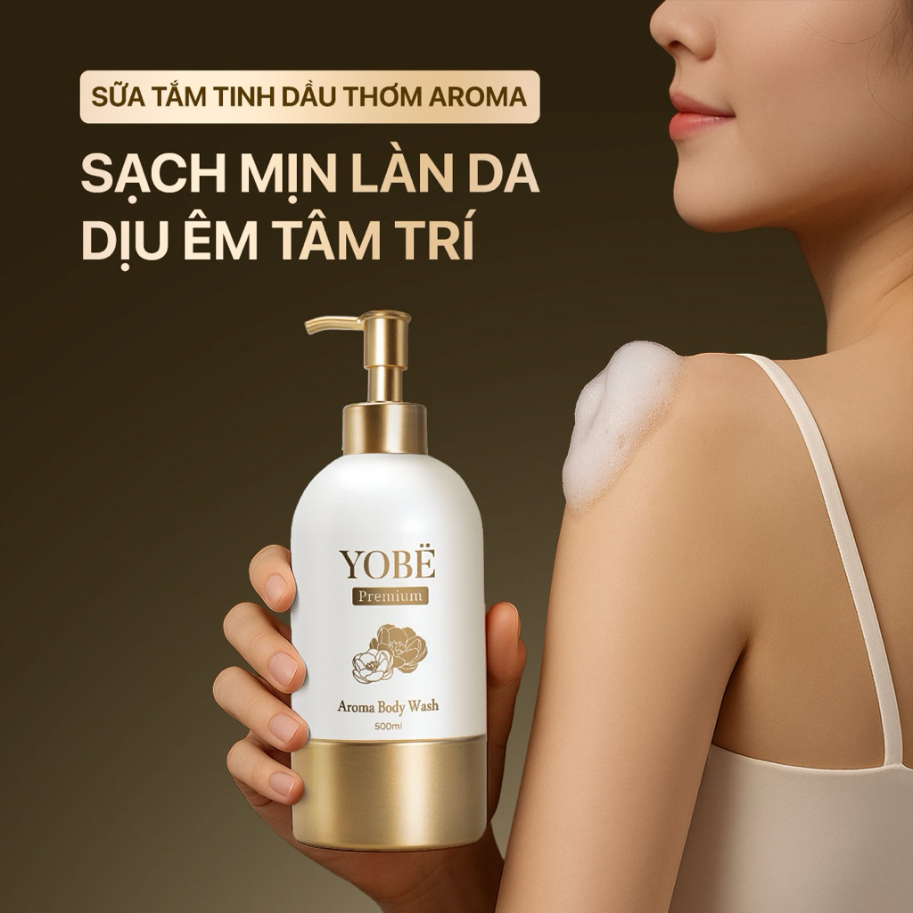 Combo Sữa Tắm Tinh Dầu Thơm Aroma & Sữa Tắm Hương Nước Hoa Yobe [Chính Hãng]