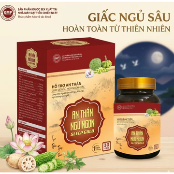 Viên Uống An Thần Ngủ Ngon Sleep -Hỗ Trợ Giảm Mất Ngủ,Giúp Ngủ Ngon Sâu Giấc, An Thần (Hộp 30 Viên)