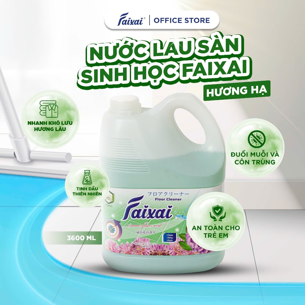 [ECG] NƯỚC LAU SÀN THIÊN NHIÊN CAO CẤP FAIXAI 1.6L
