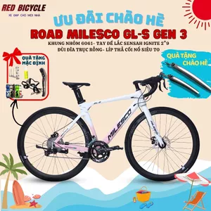 Xe Đạp Đua Milesco GLS Tay Đề Lắc Sensah Ignite - Trục rỗng - 9 Líp Thả Cối Nổ - Khung Nhôm 6061
