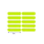 Bộ 10 Miếng Dán Phản Quang Cảnh Báo An Toàn Chống Va Chạm Trang Trí Xe Hơi / Mũ Bảo Hiểm