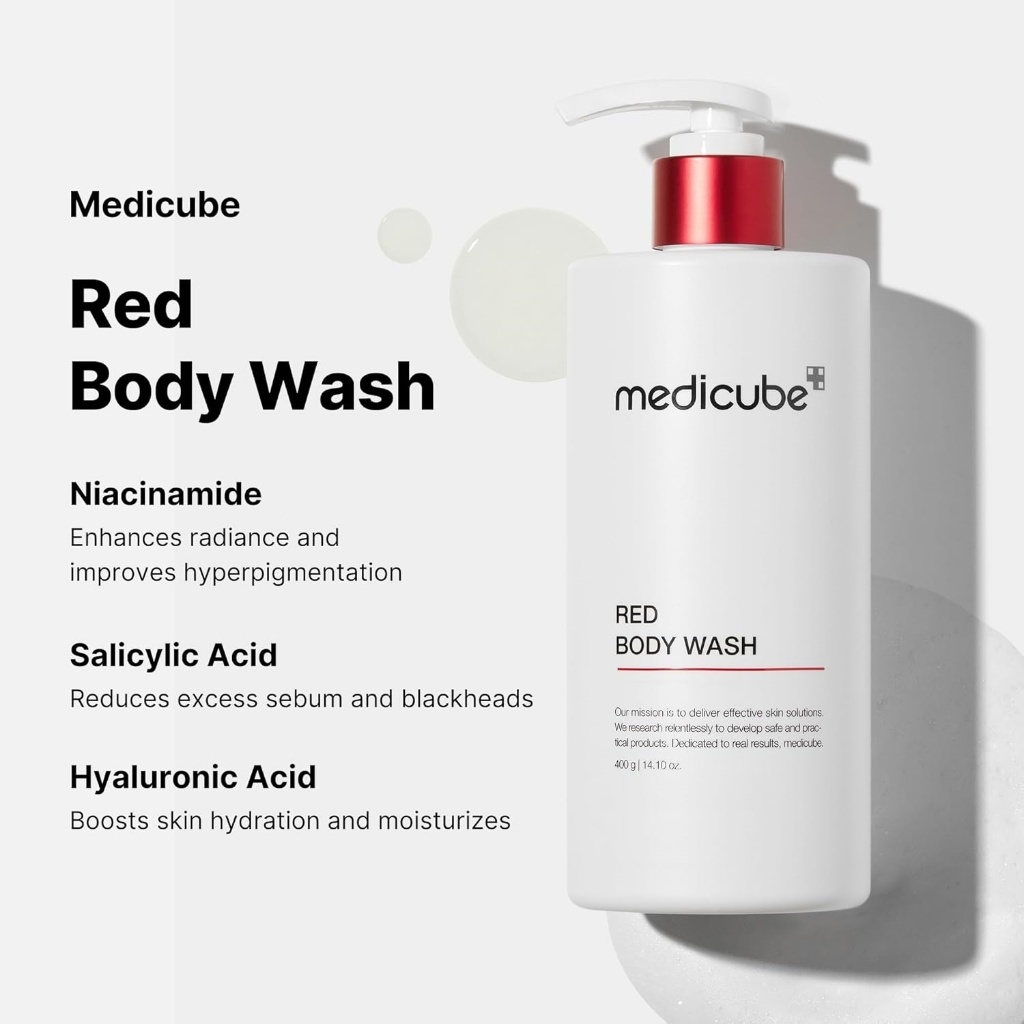 Sữa Tắm Dành Cho Da Mụn Medicube Red Acne Body Wash 400ml