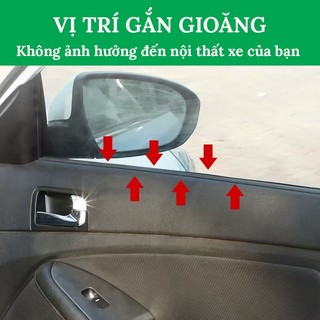 Dải Niêm Phong Cửa Sổ Ô Tô, Gioăng Cao Su Dán Cửa Sổ Xe Hơi – Giảm Ồn, Chống Bụi Hiệu Quả