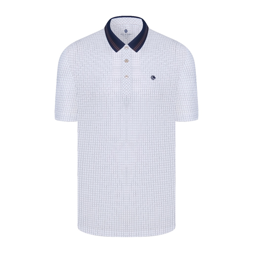 Áo Polo không túi SAN SCIARO vải Cotton form REGULAR SS00000057