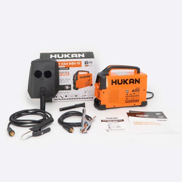Máy Hàn Điện Tử HUKAN ARC-200 IGBT| 220V | Hàn Que 3.2mm | Máy Hàn Mini Gia Đình, Công Trình Nhẹ