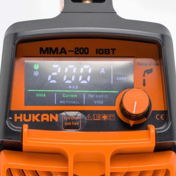 Máy Hàn Điện Tử HUKAN ARC-200 IGBT| 220V | Hàn Que 3.2mm | Máy Hàn Mini Gia Đình, Công Trình Nhẹ