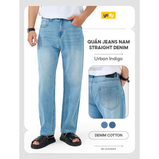 [BST Comfort Me-We] Quần jeans nam YODY form straight ống đứng cotton tự nhiên, denim dày dặn nam tính MCJE26A004