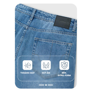 [BST Comfort Me-We] Quần jeans nam YODY form straight ống đứng cotton tự nhiên, denim dày dặn nam tính MCJE26A004
