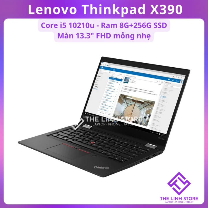 Laptop Lenovo Thinkpad X390 màn 13.3 FHD - Core i5 10210u