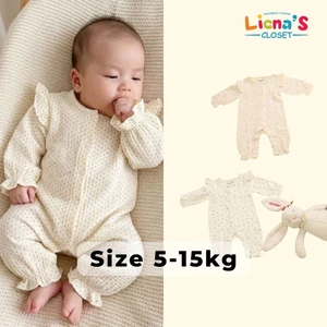 Bodysuit Dài Tay Cánh Tiên Vải Xô Hàn Muslin Cho Bé Yêu