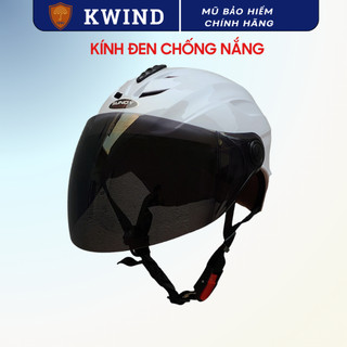 Mũ bảo hiểm nửa đầu kính dài chống nắng, đạt chuẩn, phong cách, freesize 56-59cm, phù hợp nam, nữ
